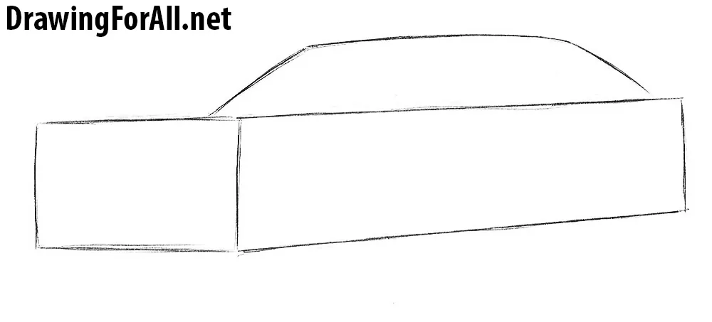 how to draw a rolls royce