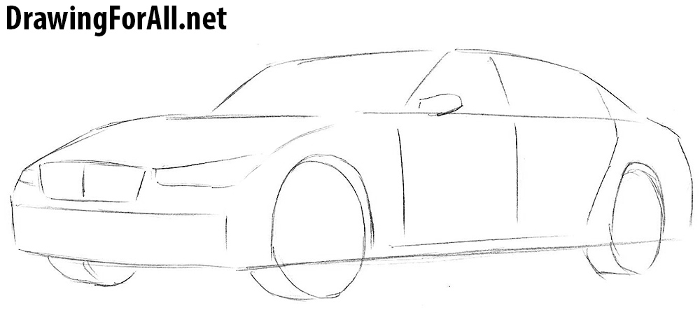 How to draw a bmw sevrn series