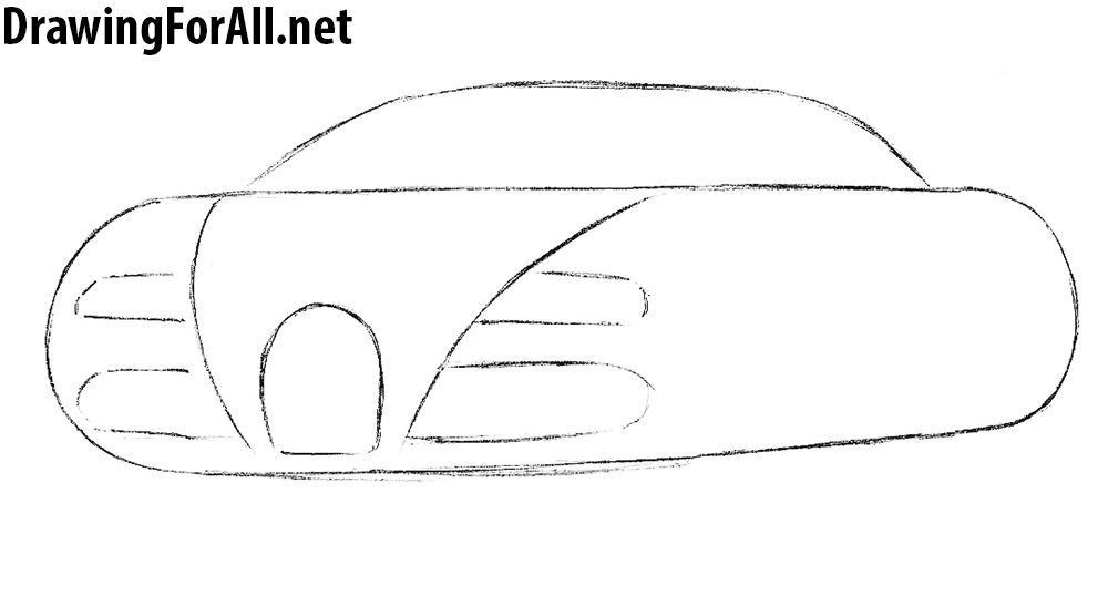 how to draw sports cars