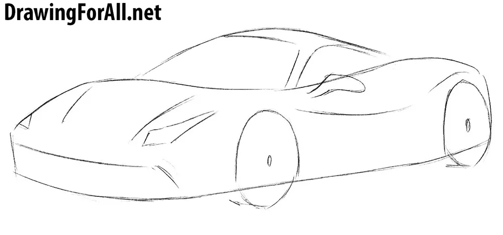 learn how to draw a ferrari