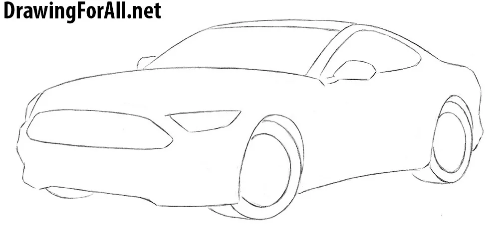 how to draw a car