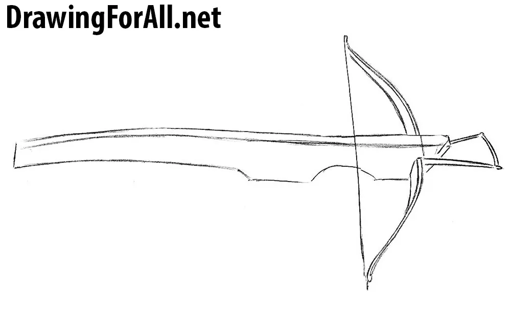 learn how to draw a crossbow