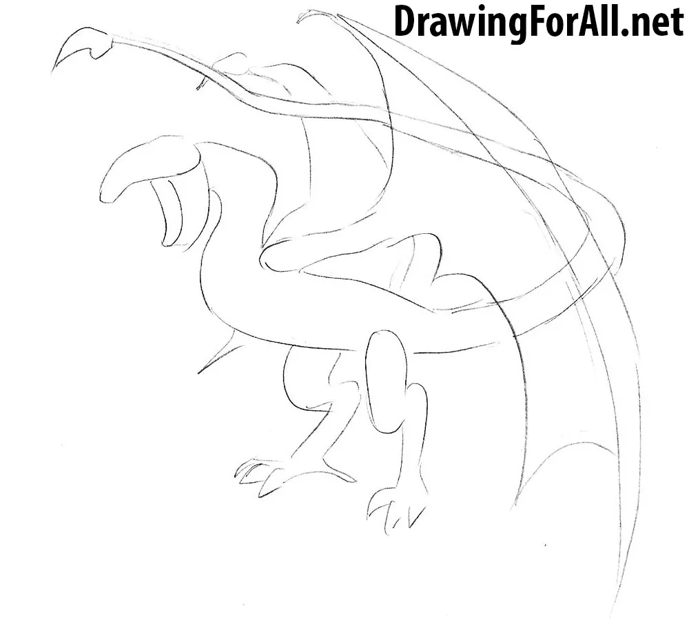 learn to draw a wyvern