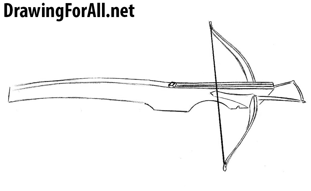 crossbow drawing