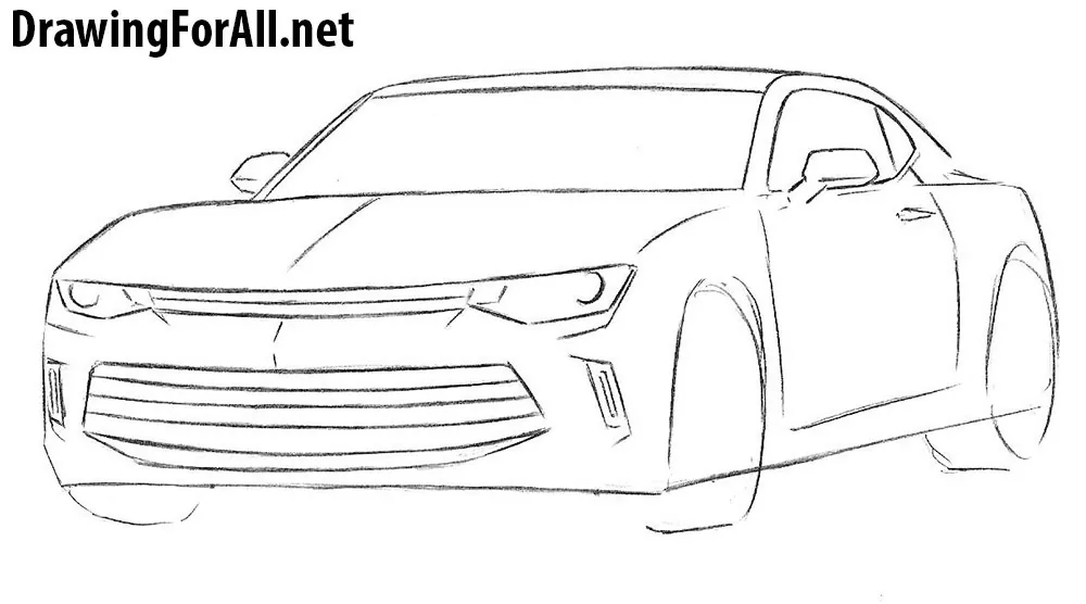 How to Draw a Chevrolet Camaro