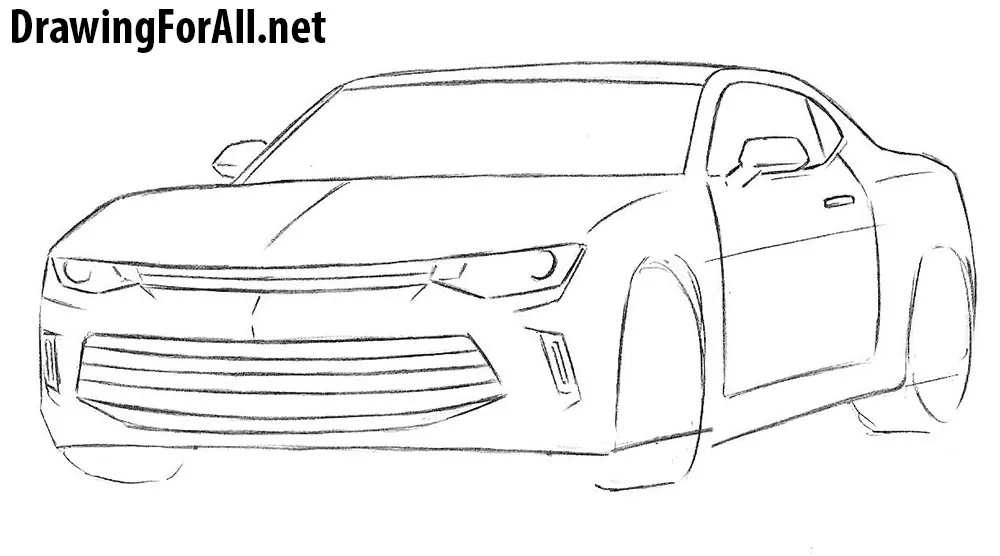 How to Draw a Chevrolet Camaro
