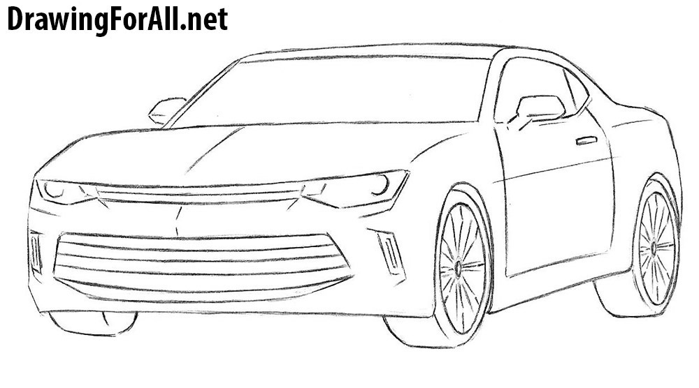 Chevrolet Camaro drawing