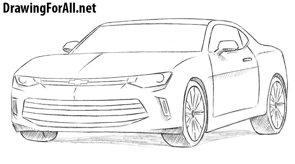 How to Draw a Chevrolet Camaro