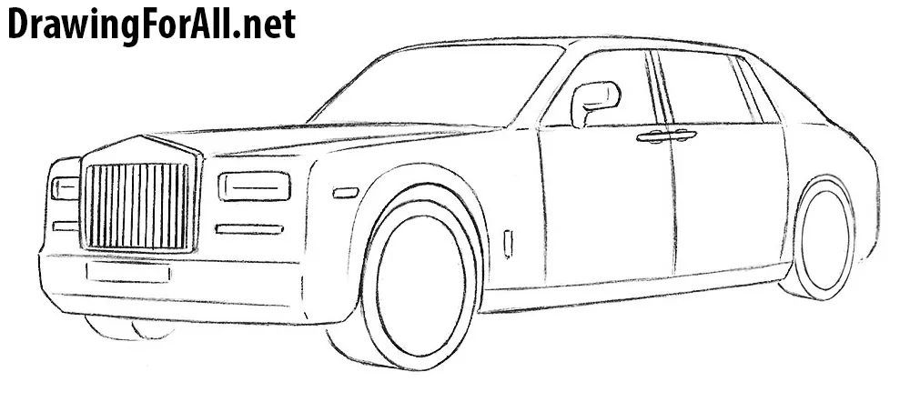 Rolls-Royce Phantom drawing