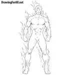 How to Draw the Human Torch