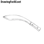 How to Draw a Kukri