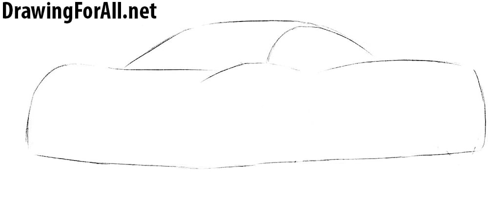 how to draw a pagani huayra