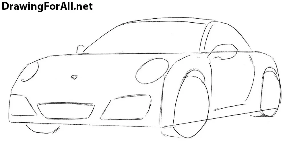 How to Draw a Porsche 911