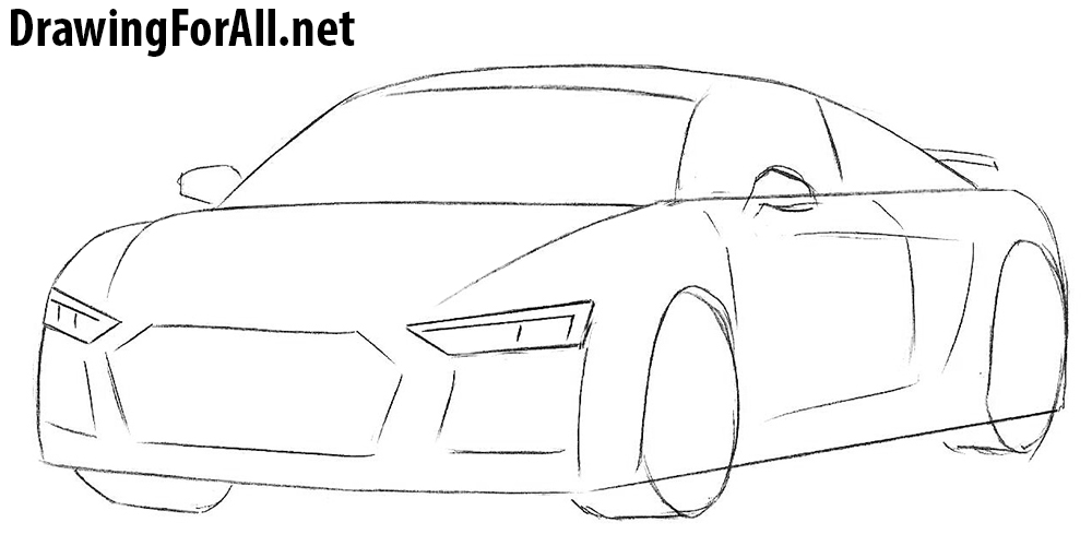 learn how to draw an audi step by step