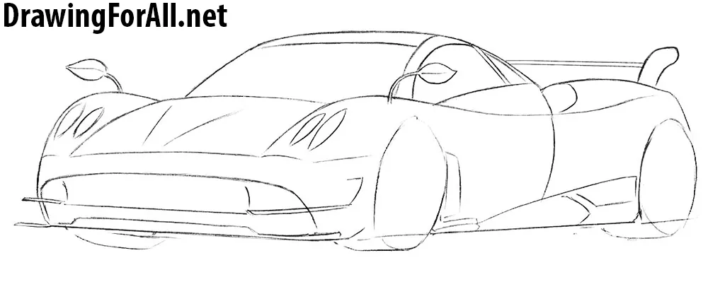 learn to draw a sportcar