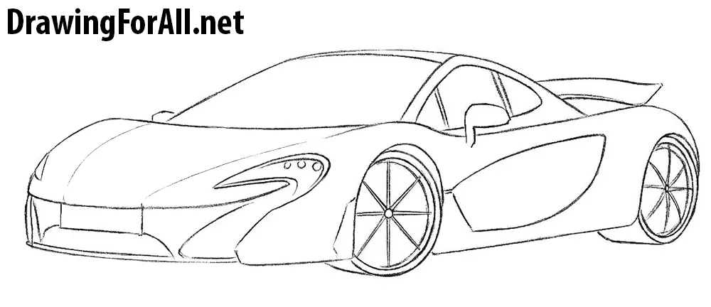 How to Draw a McLaren P1