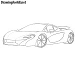 How to Draw a McLaren P1
