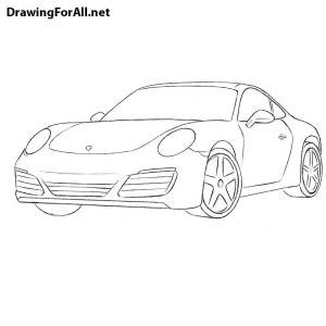 How to Draw a Porsche 911