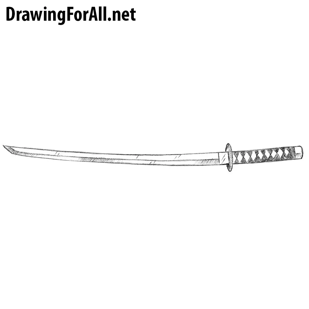 wakizashi sword drawing