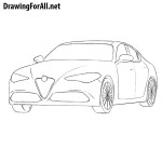 How to Draw an Alfa Romeo
