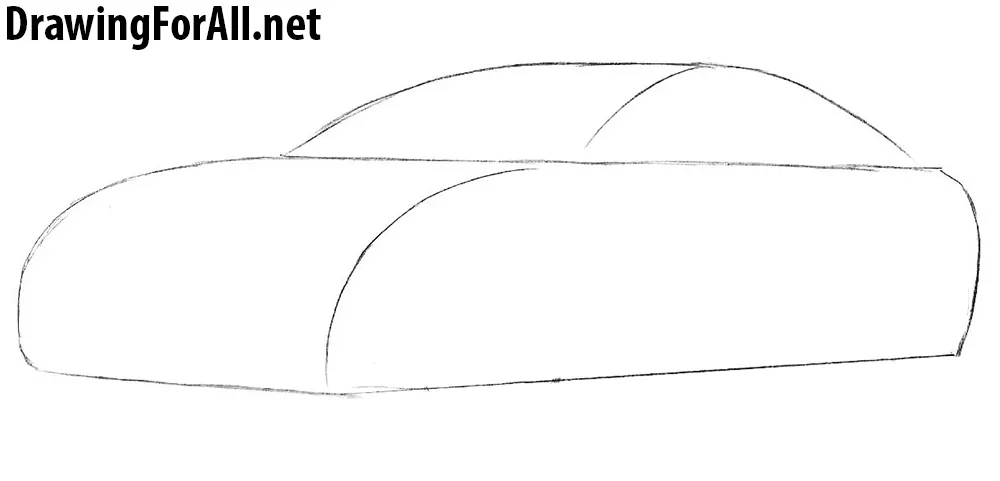 how to draw a tesla model s