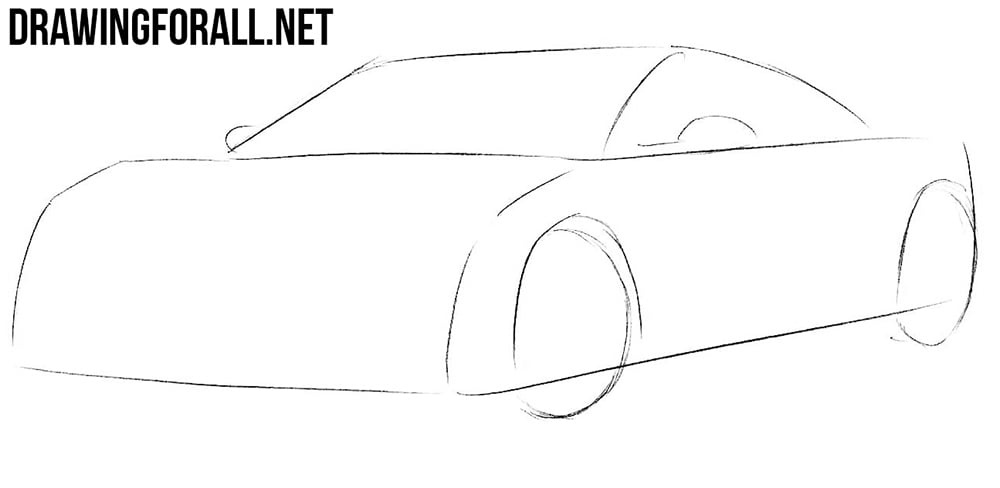 learn to draw a Honda nsx