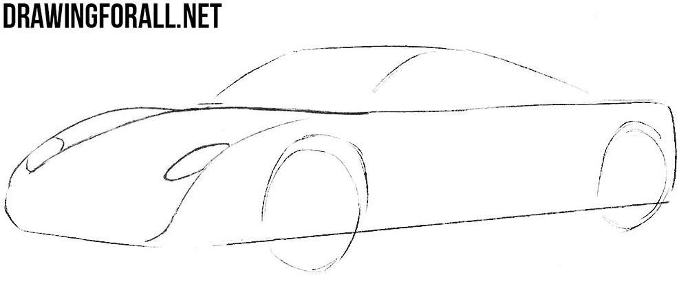 learn to draw a spyker c12