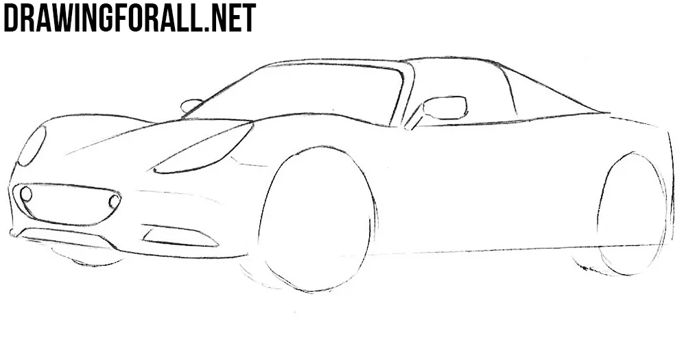 how to draw a How to Draw a Lotus car