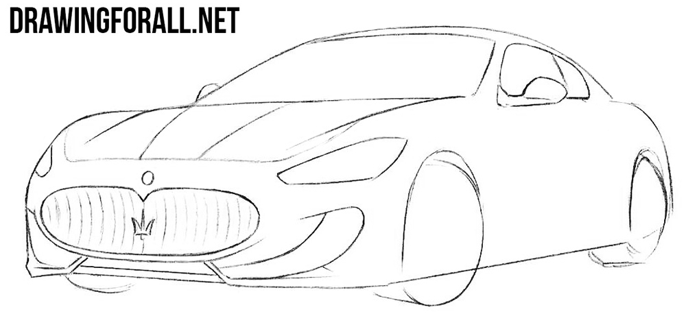 learn how to draw a car step by step