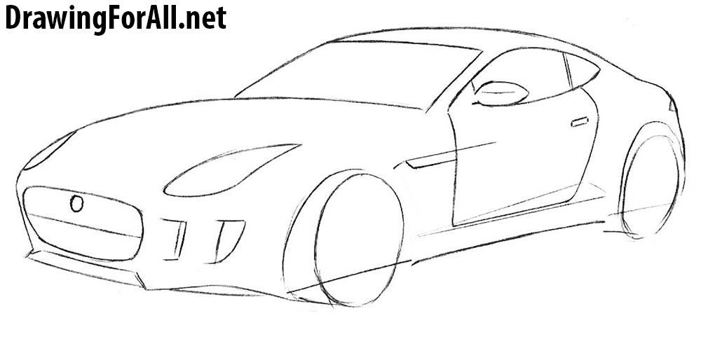 learn to draw a sport car