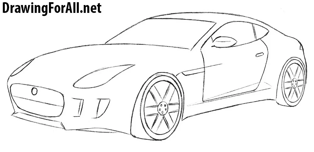 How to Draw a Jaguar Car