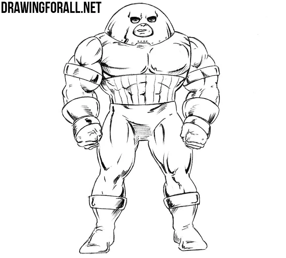 how to draw Juggernaut