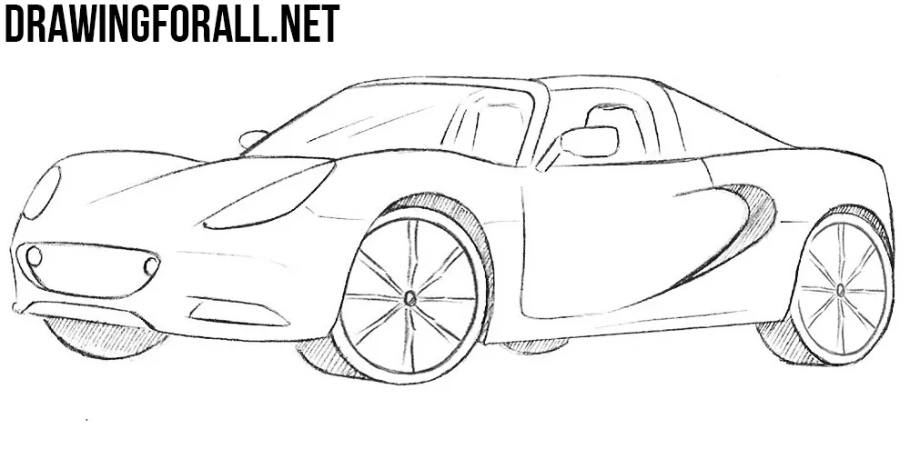how to draw a How to Draw a Lotus Elise