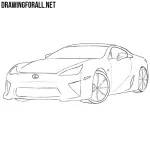 How to Draw a Lexus LFA