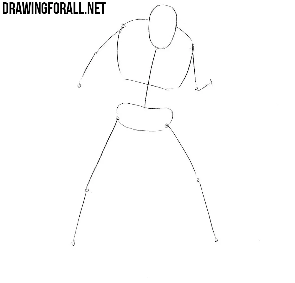 how to draw Scorpion