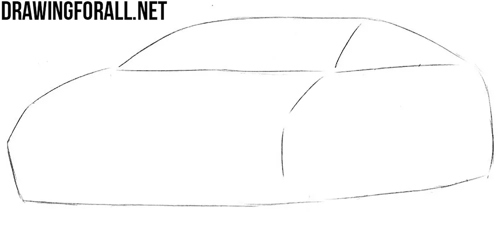 how to draw a bmw i8