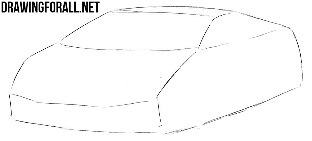 how to draw a sports car step by step