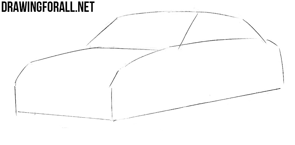 how to draw a subaru impreza wrx