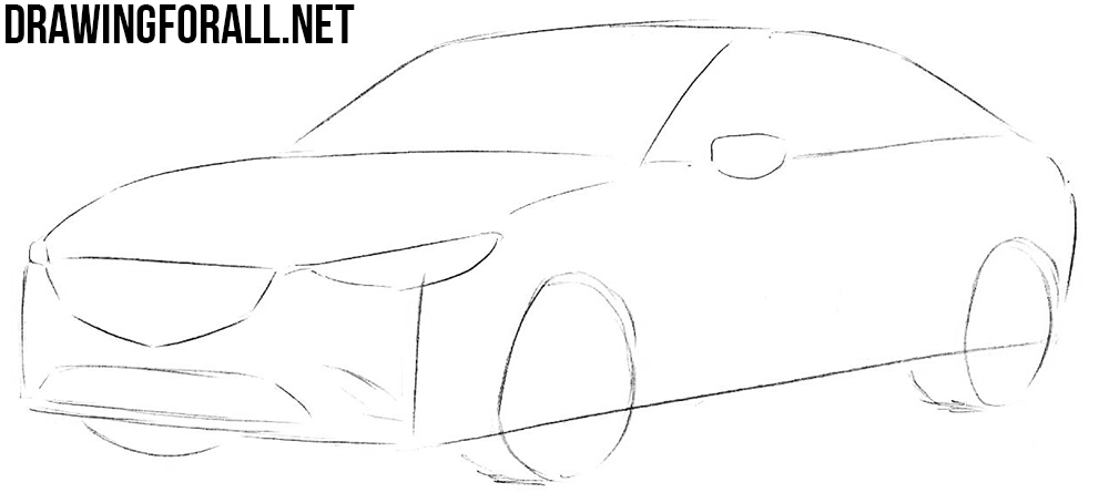 How to Draw a Mazda 6