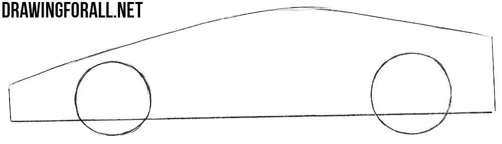 easy to draw sports cars