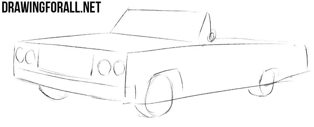 how to draw a Chevrolet