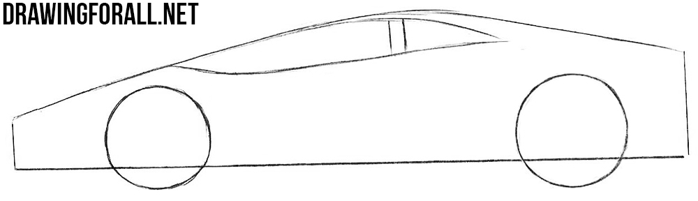 easy to draw sports cars