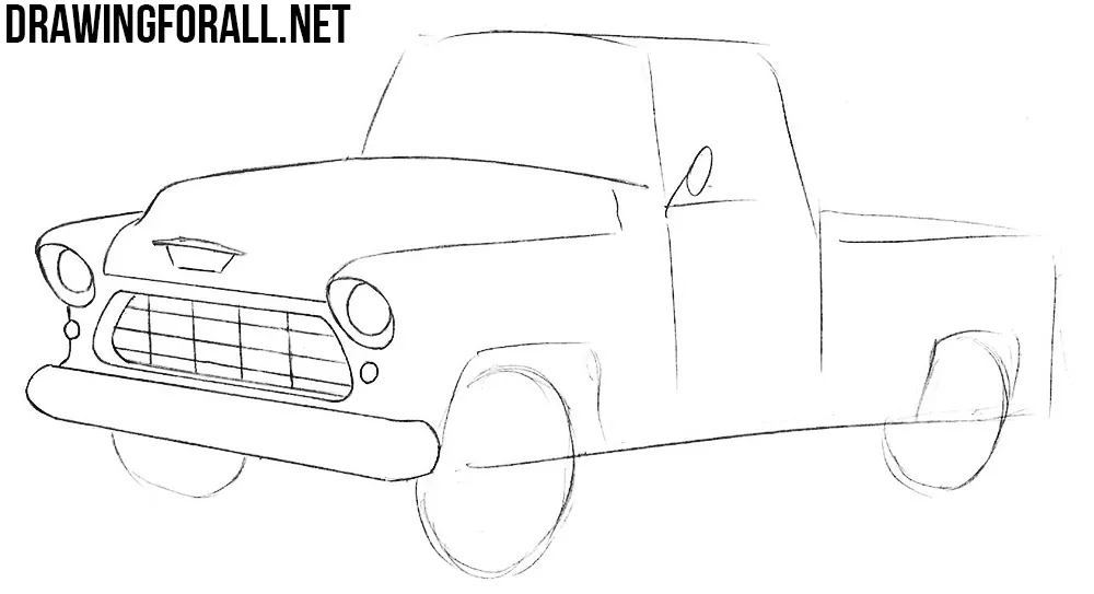 chevy truck drawings