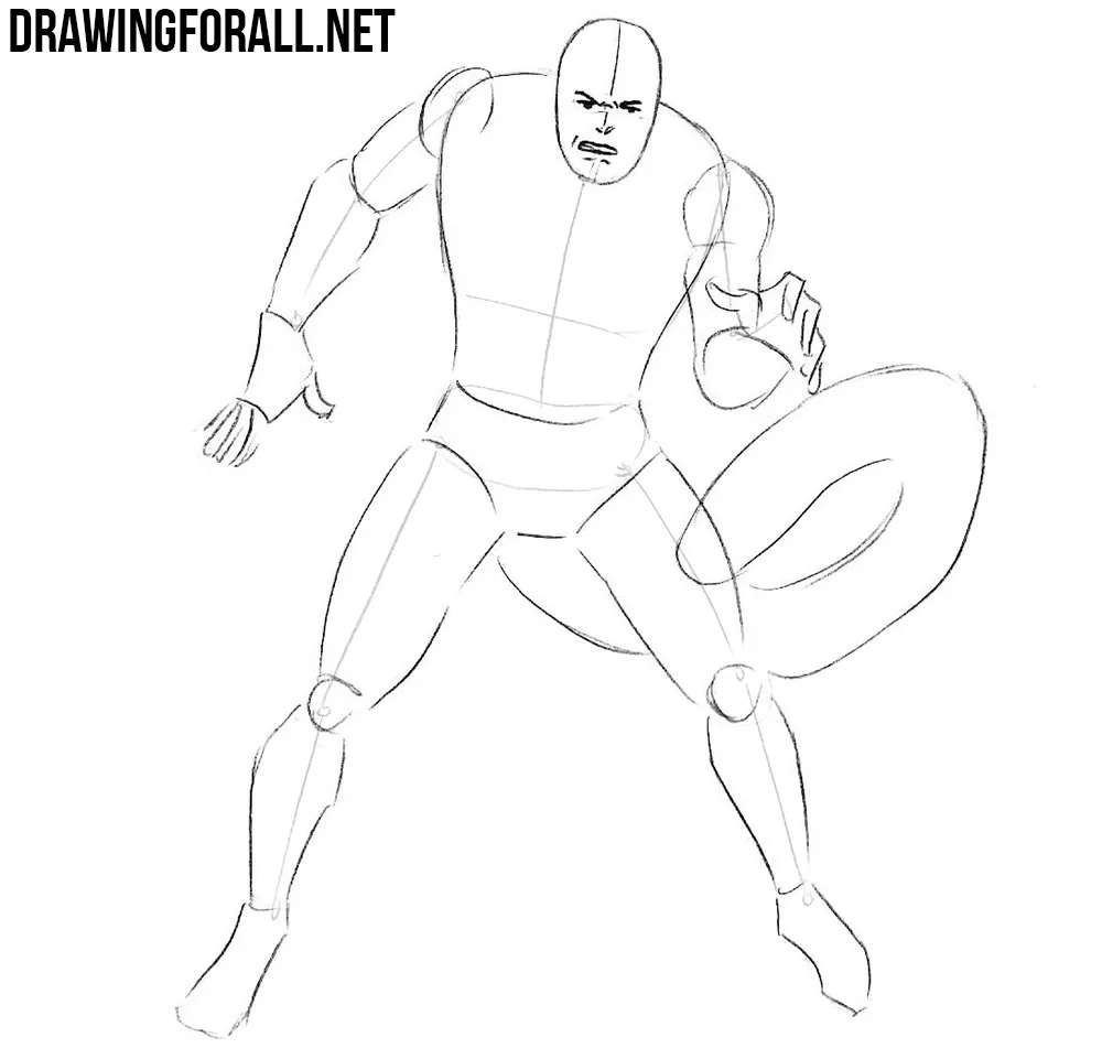 how to draw Scorpion from comics