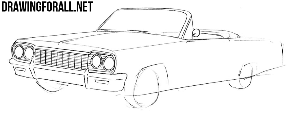 learn how to draw a Chevrolet Impala