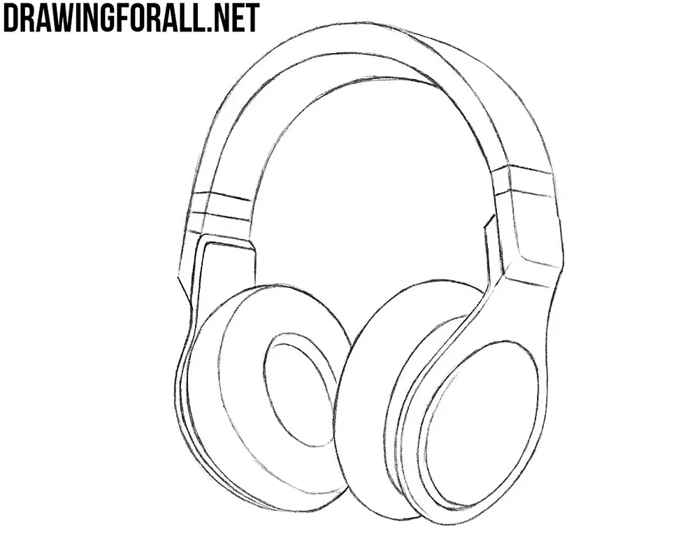 Vector Sketch Earbuds And InEar Headphones Stock Clipart  RoyaltyFree   FreeImages