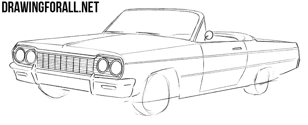 learn to draw a Chevrolet Impala