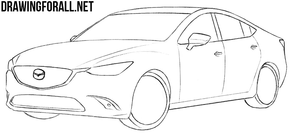 How to Draw a Mazda 6