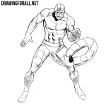 How to Draw Scorpion from Marvel