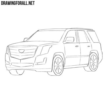 Раскраска cadillac escalade